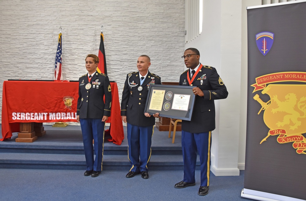 USAG Wiesbaden Sgt Morales Club inducts new members, presents award