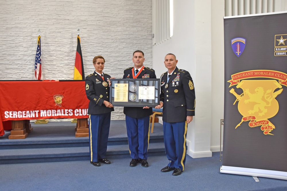 USAG Wiesbaden Sgt Morales Club inducts new members, presents award