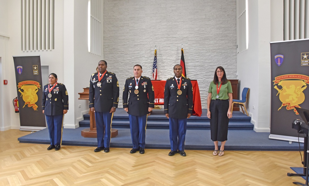 USAG Wiesbaden Sgt Morales Club inducts new members, presents award