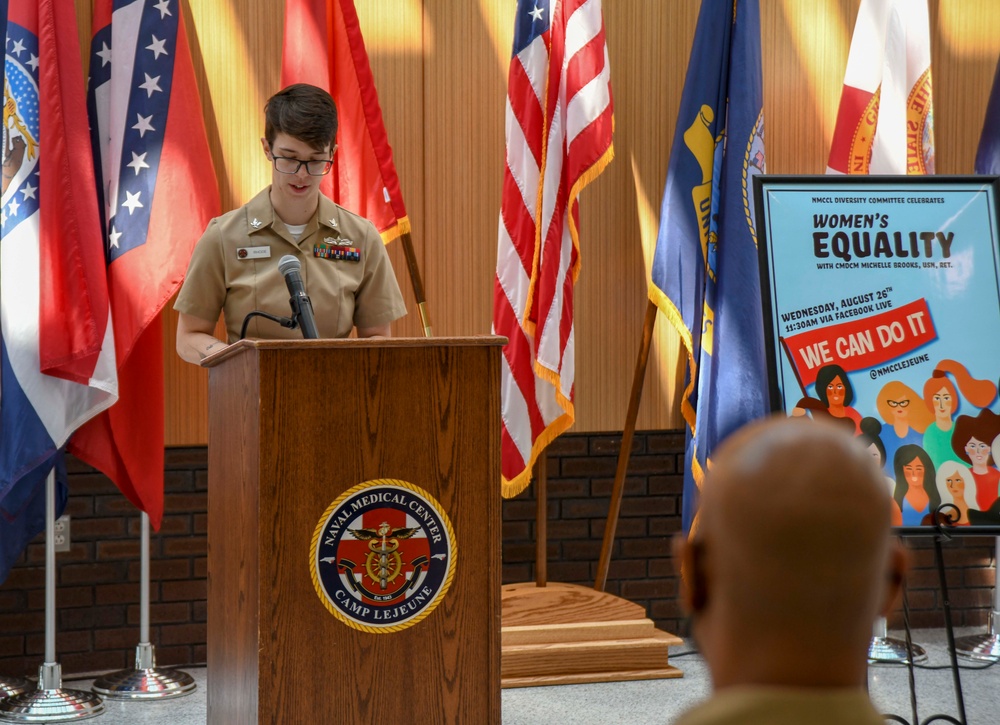 NMRTC Camp Lejeune Diversity Committee honors Women's Equality Day