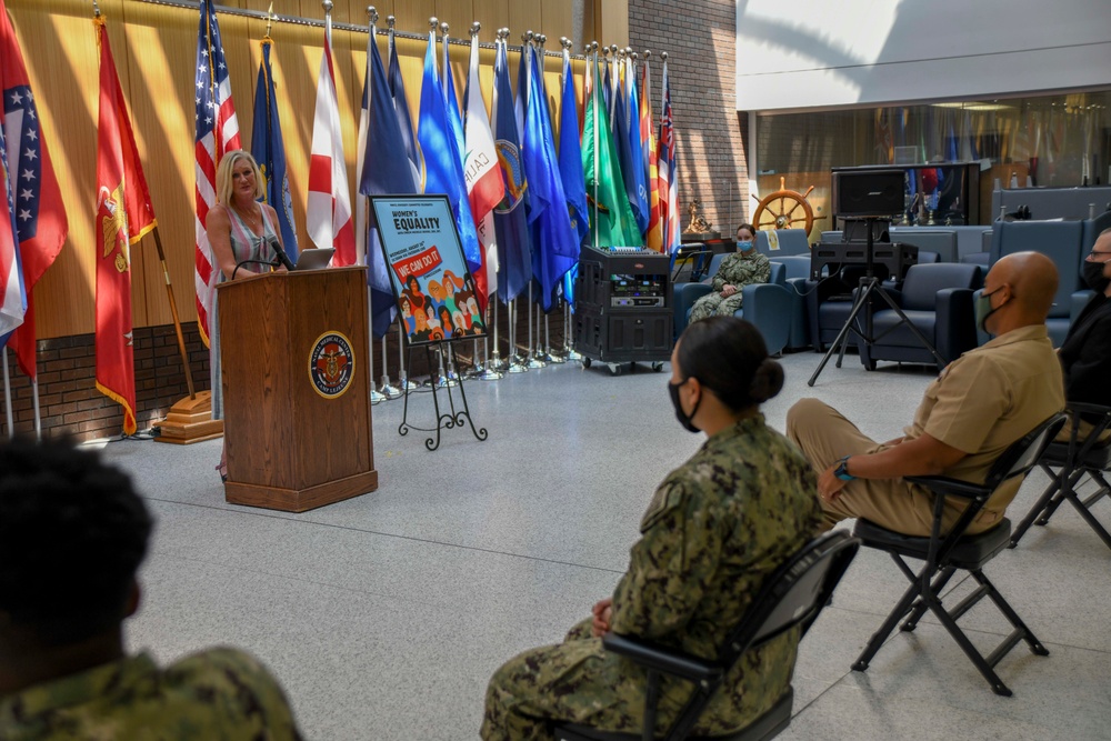 NMRTC Camp Lejeune Diversity Council honors Women's Equality Day