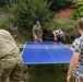 Relaxing afternoon for Soldiers and Children