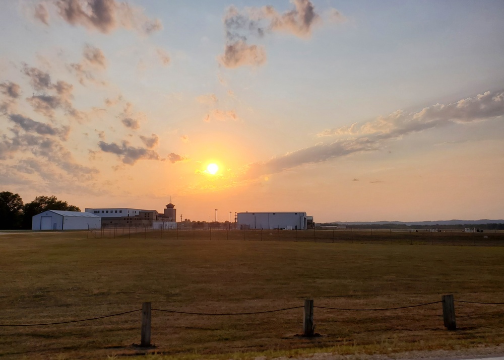 Sunset at Sparta-Fort McCoy Airport