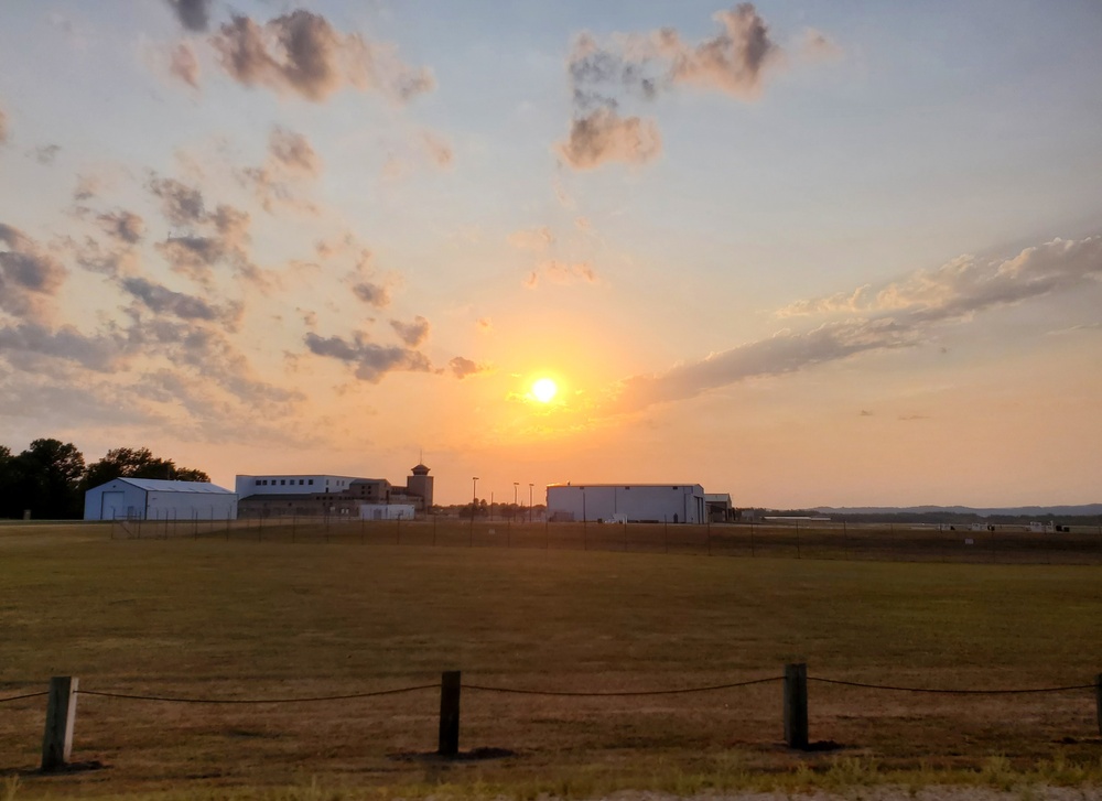 Sunset at Sparta-Fort McCoy Airport