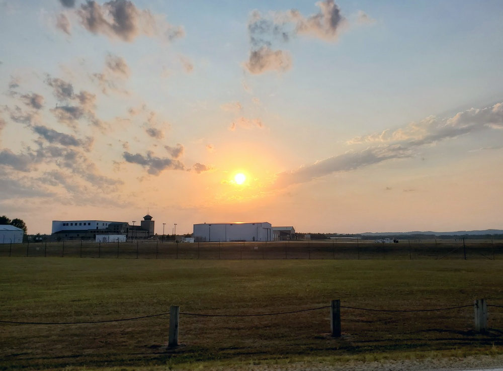 Sunset at Sparta-Fort McCoy Airport