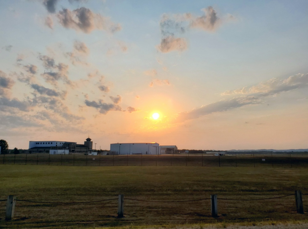 Sunset at Sparta-Fort McCoy Airport