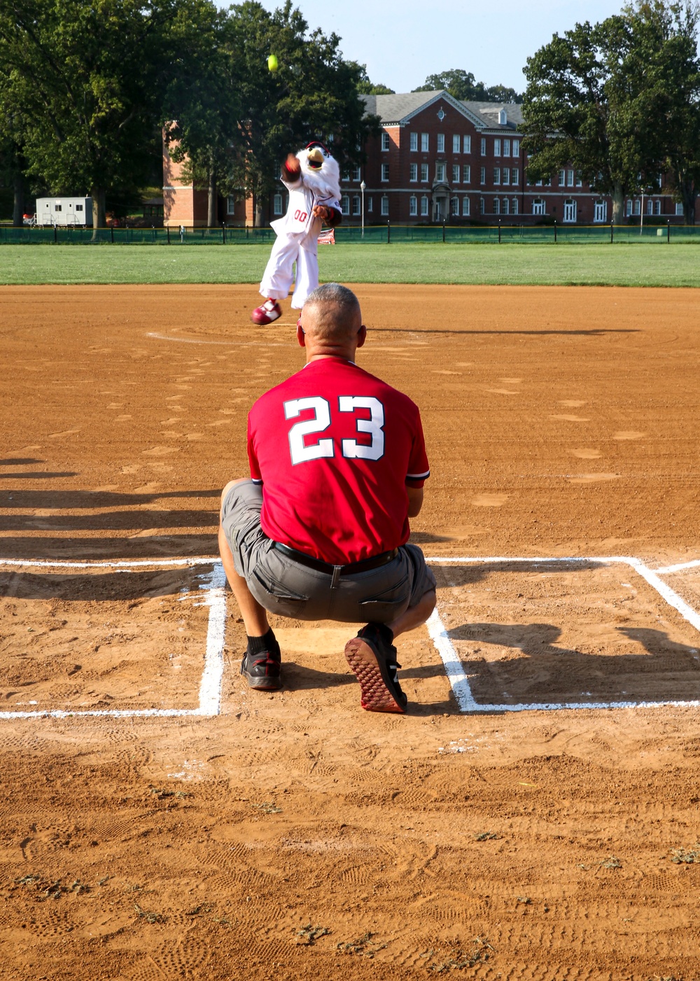 Intramural Softball Match: Screech Spectates All-Star Teams