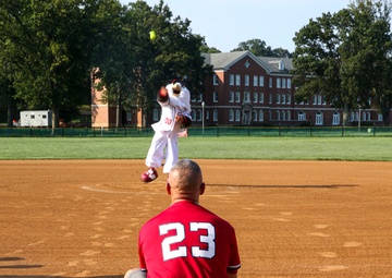 Intramural Softball Match: Screech Spectates All-Star Teams