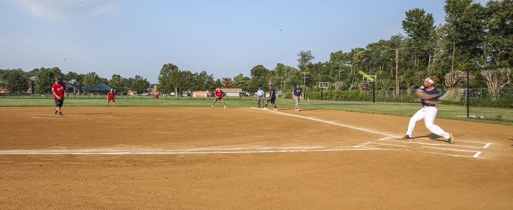 Intramural Softball Match: Screech Spectates All-Star Teams