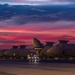 Sun sets over Dover AFB flight line