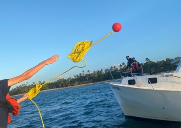 Coast Guard Boat Station San Juan rescues 1 Grenadian, 1 Bahamian aboard disabled and adrift vessel just off Vega Baja, Puerto Rico