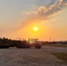 1158th Transportation Company and a sunset