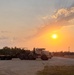 1158th Transportation Company and a sunset