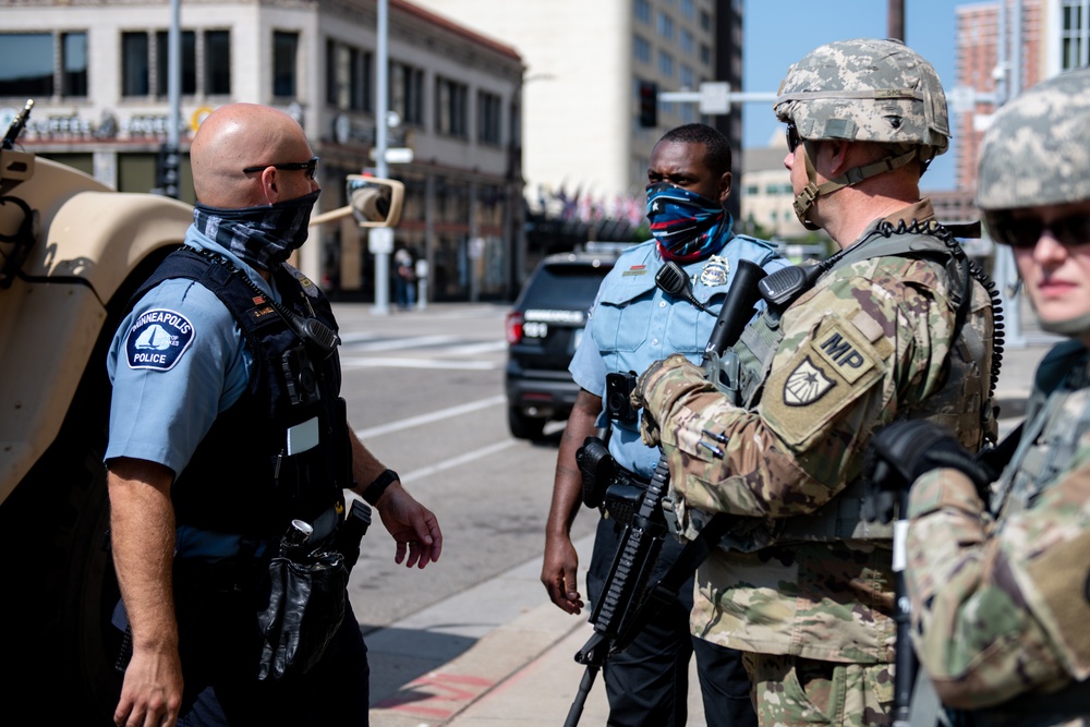 Minnesota National Guard responds to civil unrest in Minneapolis