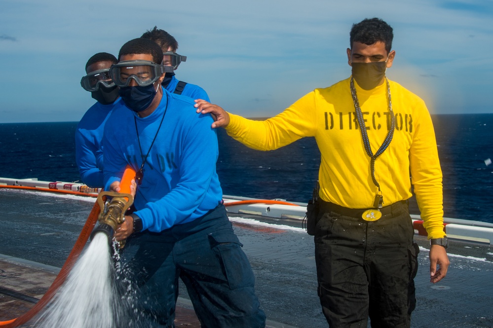 Sailors Conduct Scrub Exercise