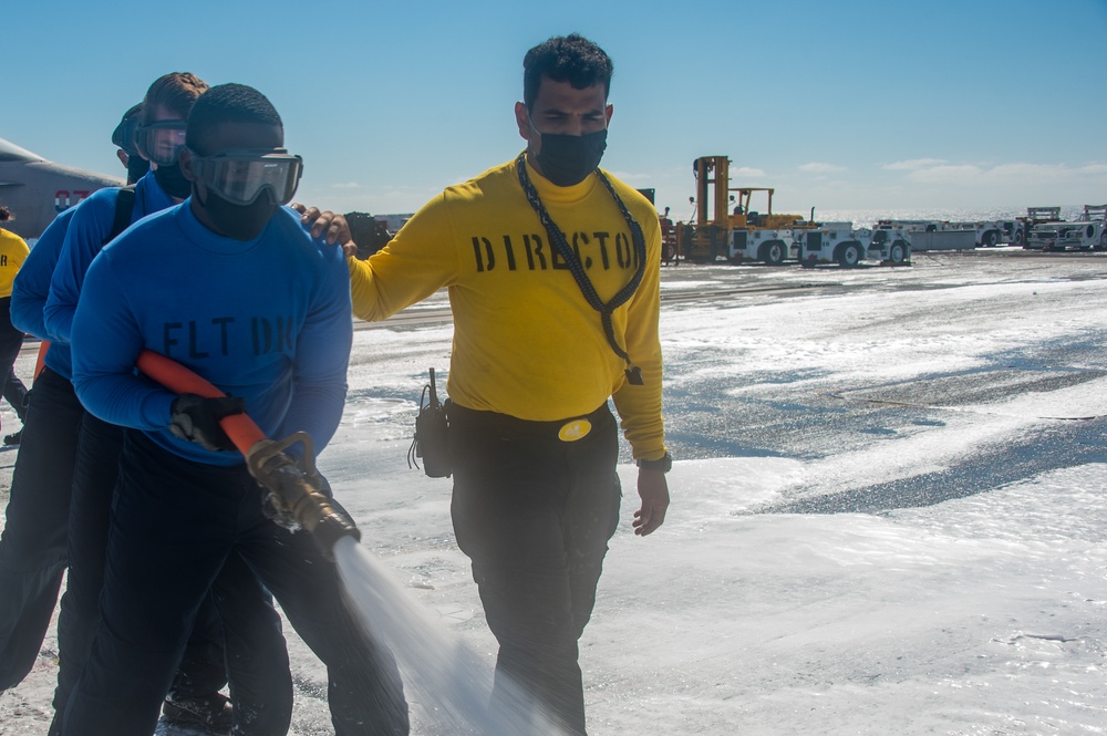 Sailors Conduct Scrub Exercise