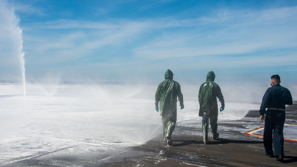 Sailors Conduct Scrub Exercise