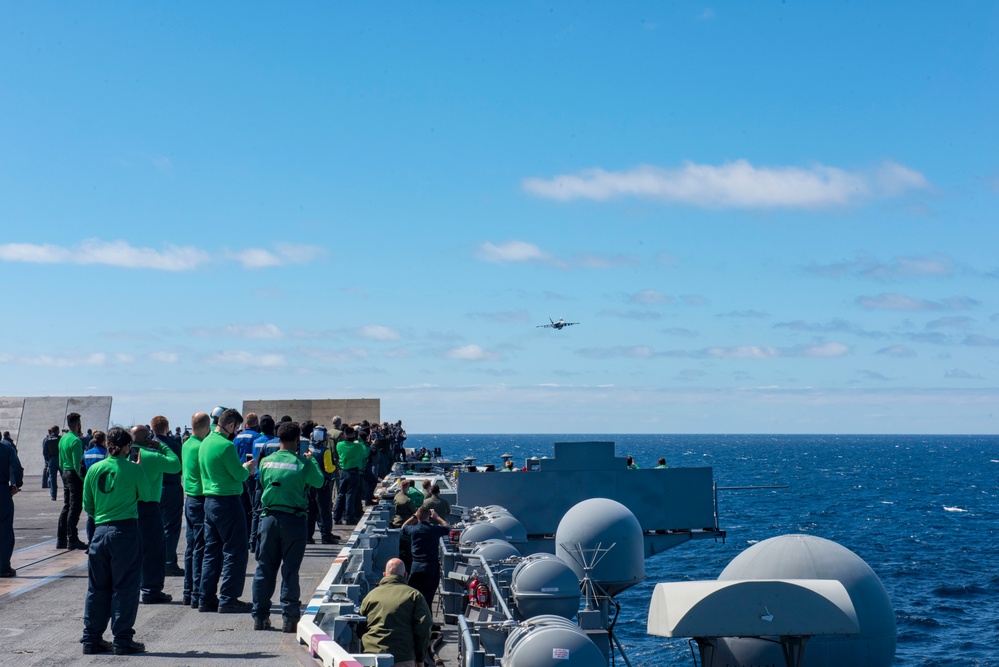 USS Carl Vinson Flyby