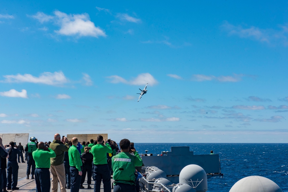 USS Carl Vinson Flyby