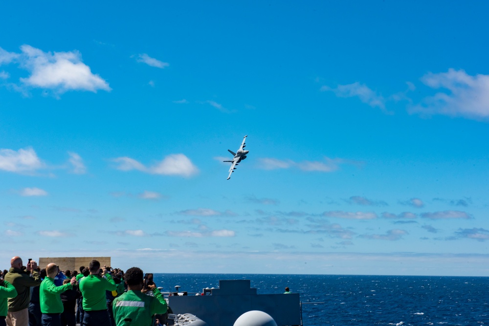 USS Carl Vinson Flyby