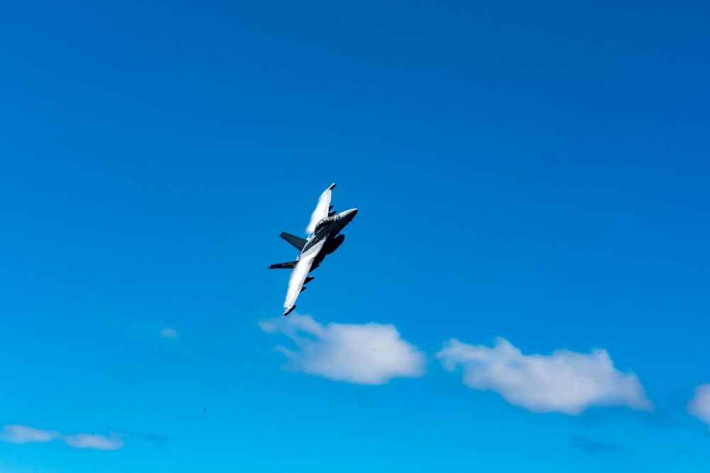 USS Carl Vinson Flyby