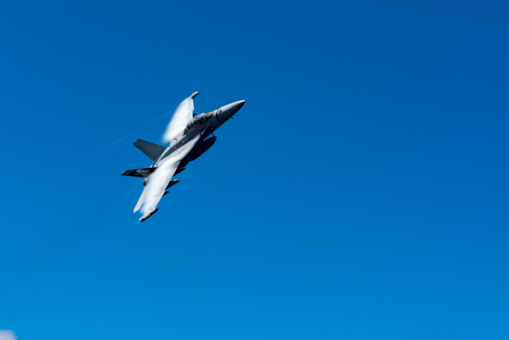 USS Carl Vinson Flyby