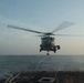 MH-60R Seahawk Helicopter Lands on USS Ralph Johnson