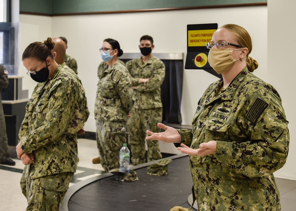NSA Naples Operations Department Conducts Quarters