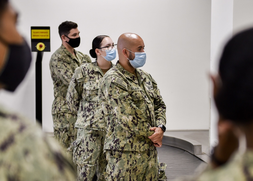 NSA Naples Operations Department Conducts Quarters