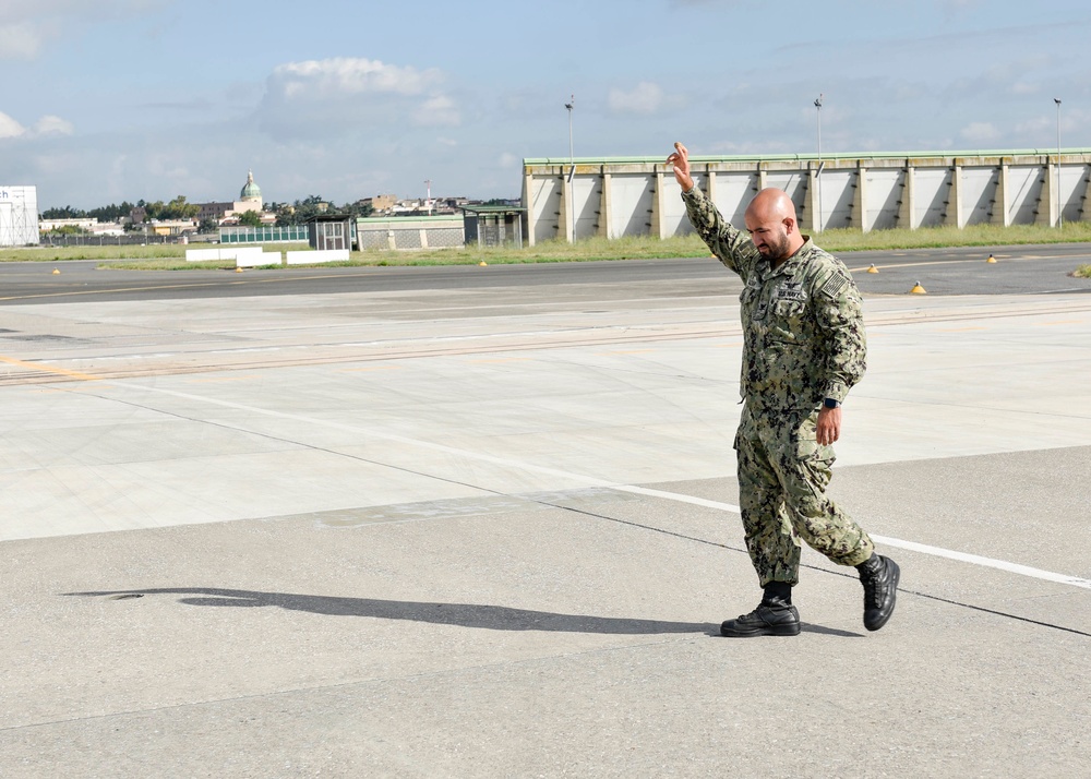 NSA Naples Operations Department Conducts FOD Walkdown
