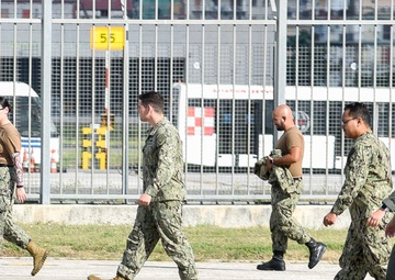 NSA Naples Operations Department Conducts FOD Walkdown