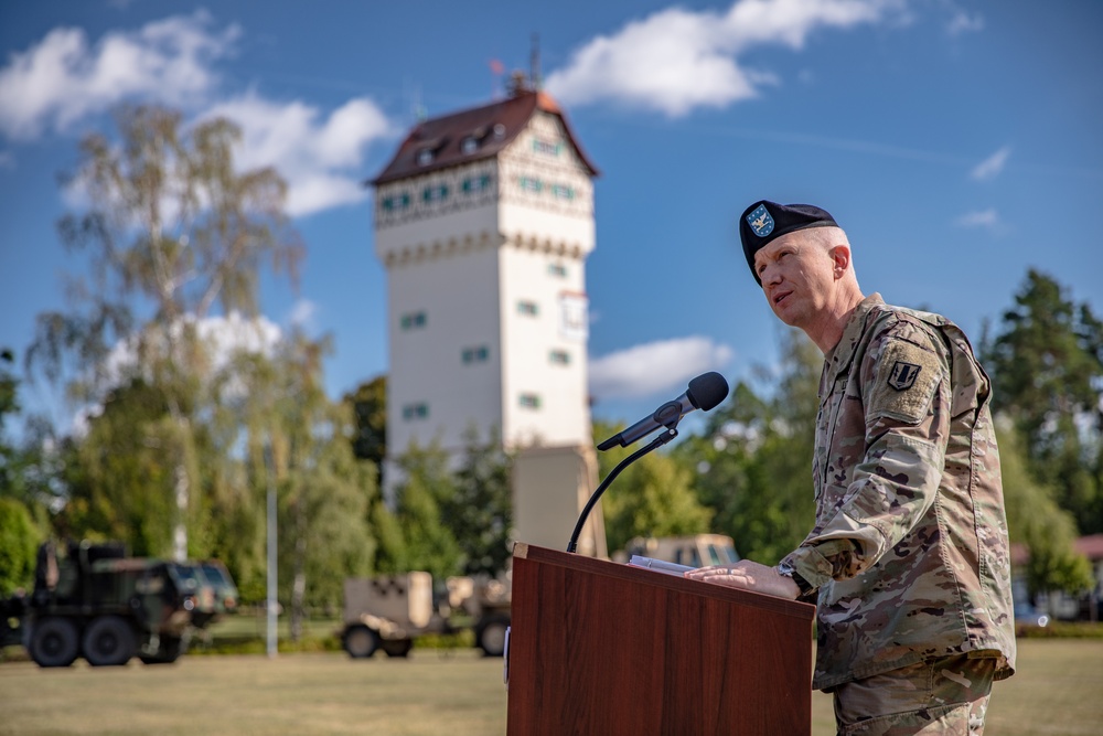 41st Field Artillery Brigade comes to fruition and changes command in the same day