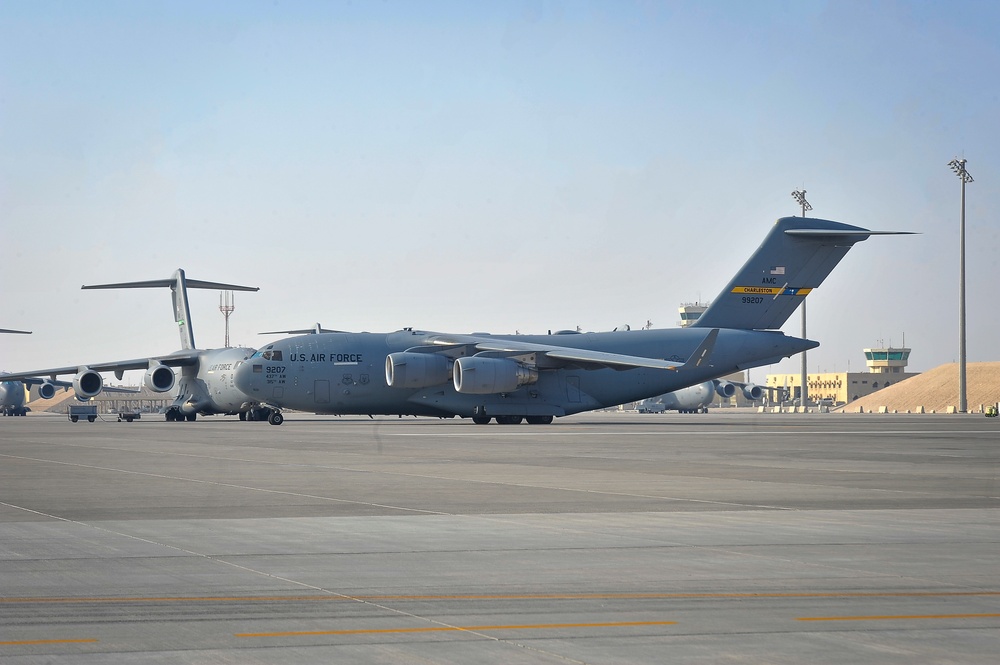 332nd, 379th AEWs work together to expand agile combat employment in AOR