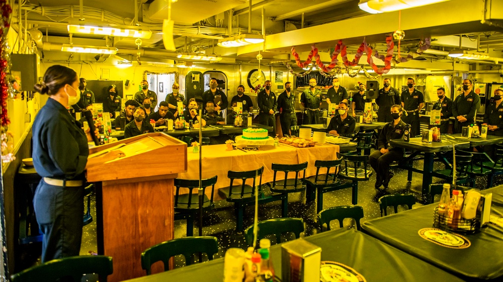 USS Germantown (LSD 42) Celebrates Women’s Equality Day
