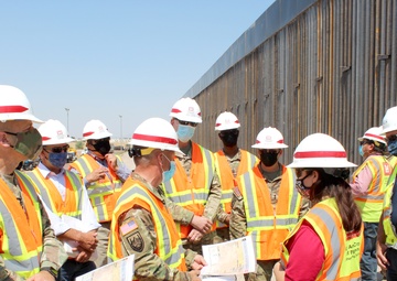 USACE leaders gather at barrier