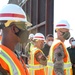 54th Chief of Engineers, 55th and Command Sgt. Maj. visit El Paso border barrier project