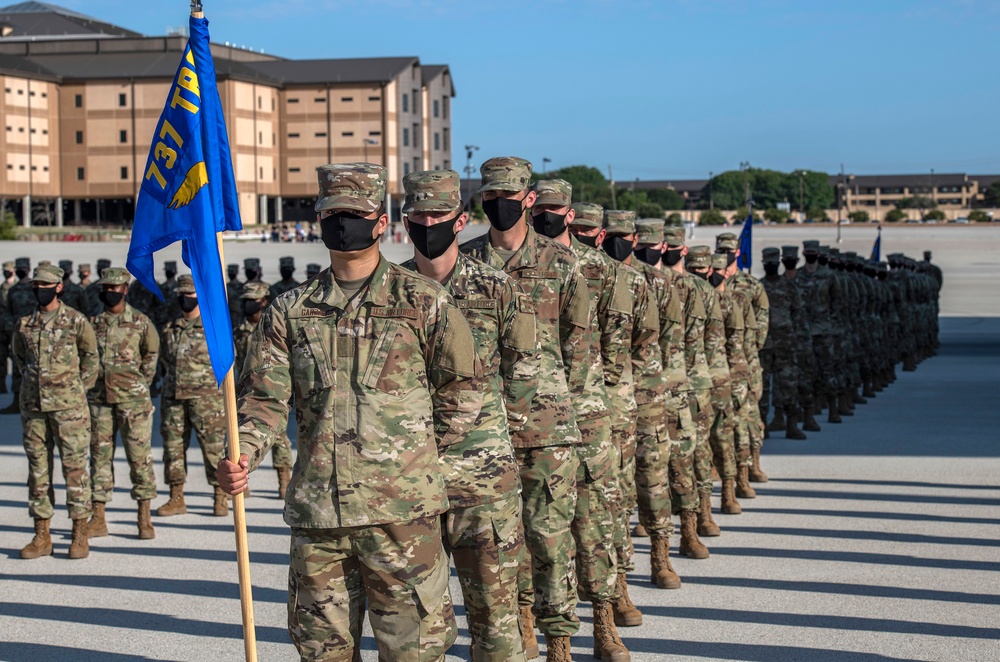 U.S. Air Force Basic Military Training Graduation and Coining Ceremony