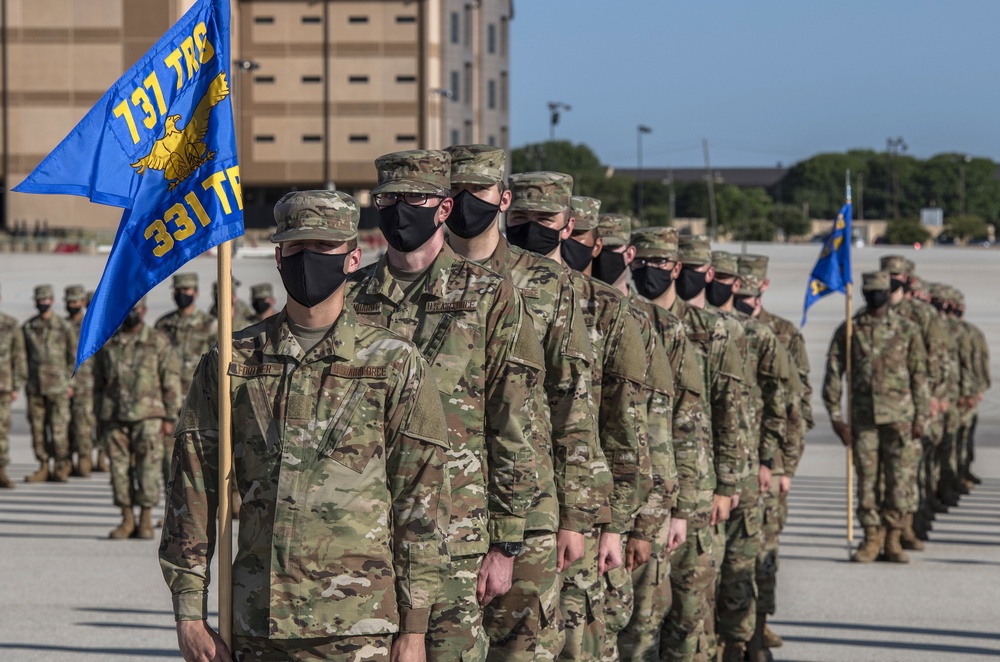 U.S. Air Force Basic Military Training Graduation and Coining Ceremony