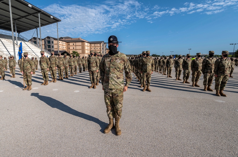 U.S. Air Force Basic Military Training Graduation and Coining Ceremony