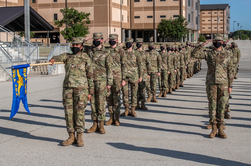 U.S. Air Force Basic Military Training Graduation and Coining Ceremony