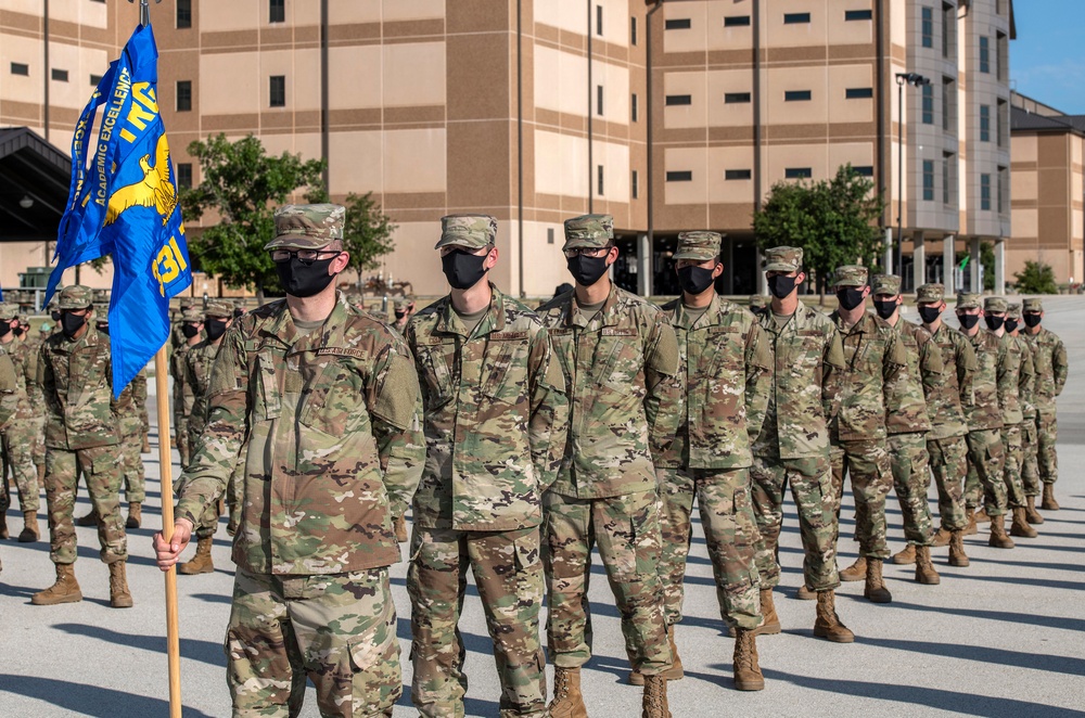 U.S. Air Force Basic Military Training Graduation and Coining Ceremony