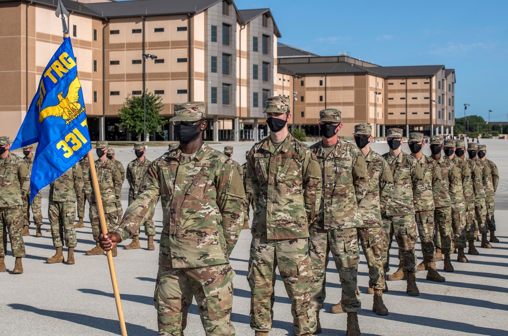 U.S. Air Force Basic Military Training Graduation and Coining Ceremony