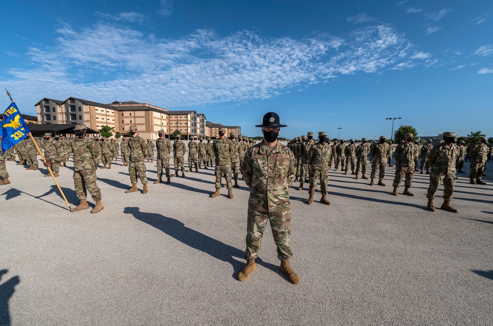 U.S. Air Force Basic Military Training Graduation and Coining Ceremony