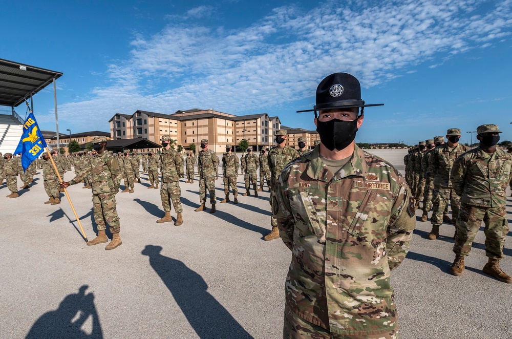 U.S. Air Force Basic Military Training Graduation and Coining Ceremony