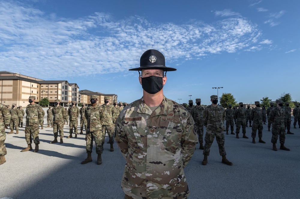 U.S. Air Force Basic Military Training Graduation and Coining Ceremony