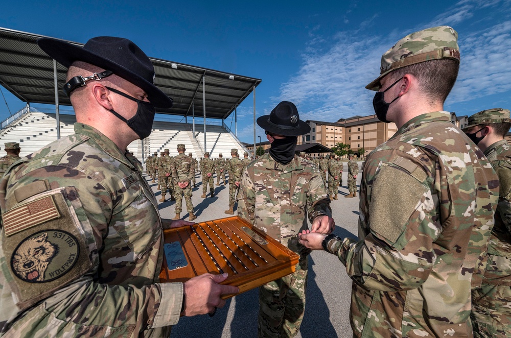 U.S. Air Force Basic Military Training Graduation and Coining Ceremony