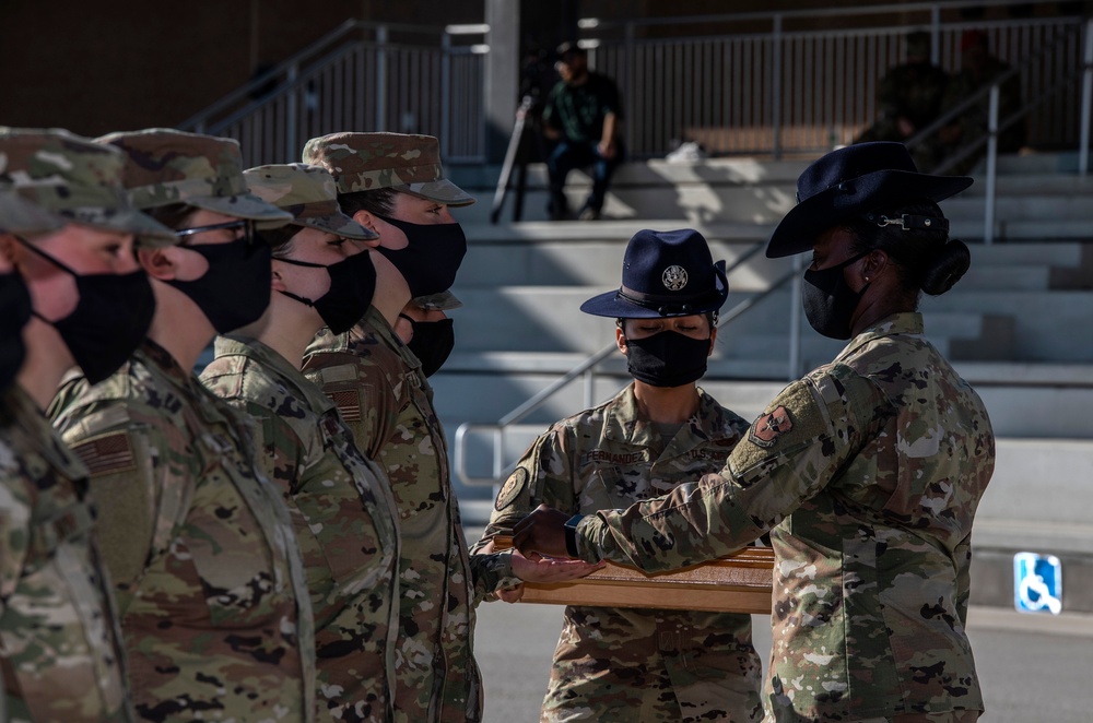 U.S. Air Force Basic Military Training Graduation and Coining Ceremony