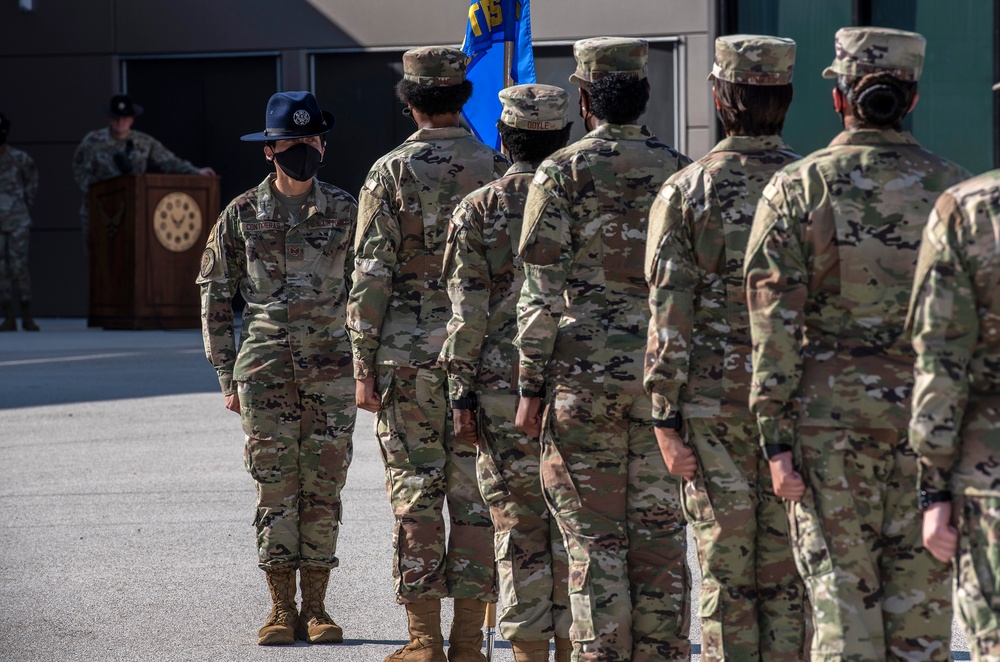 U.S. Air Force Basic Military Training Graduation and Coining Ceremony