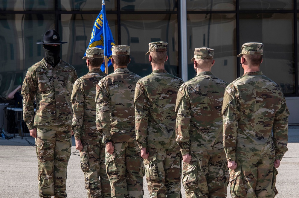 U.S. Air Force Basic Military Training Graduation and Coining Ceremony