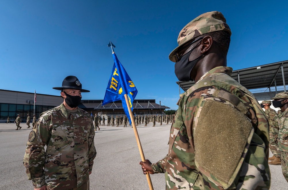 U.S. Air Force Basic Military Training Graduation and Coining Ceremony